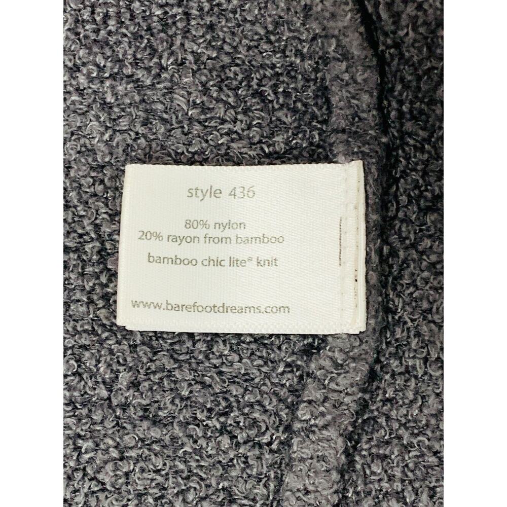 Barefoot Dreams CozyChic Lite L/XL Bamboo Wrap Cardigan Gray Wrap 436 EUC - Picture 6 of 7